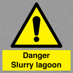 Danger Slurry lagoon